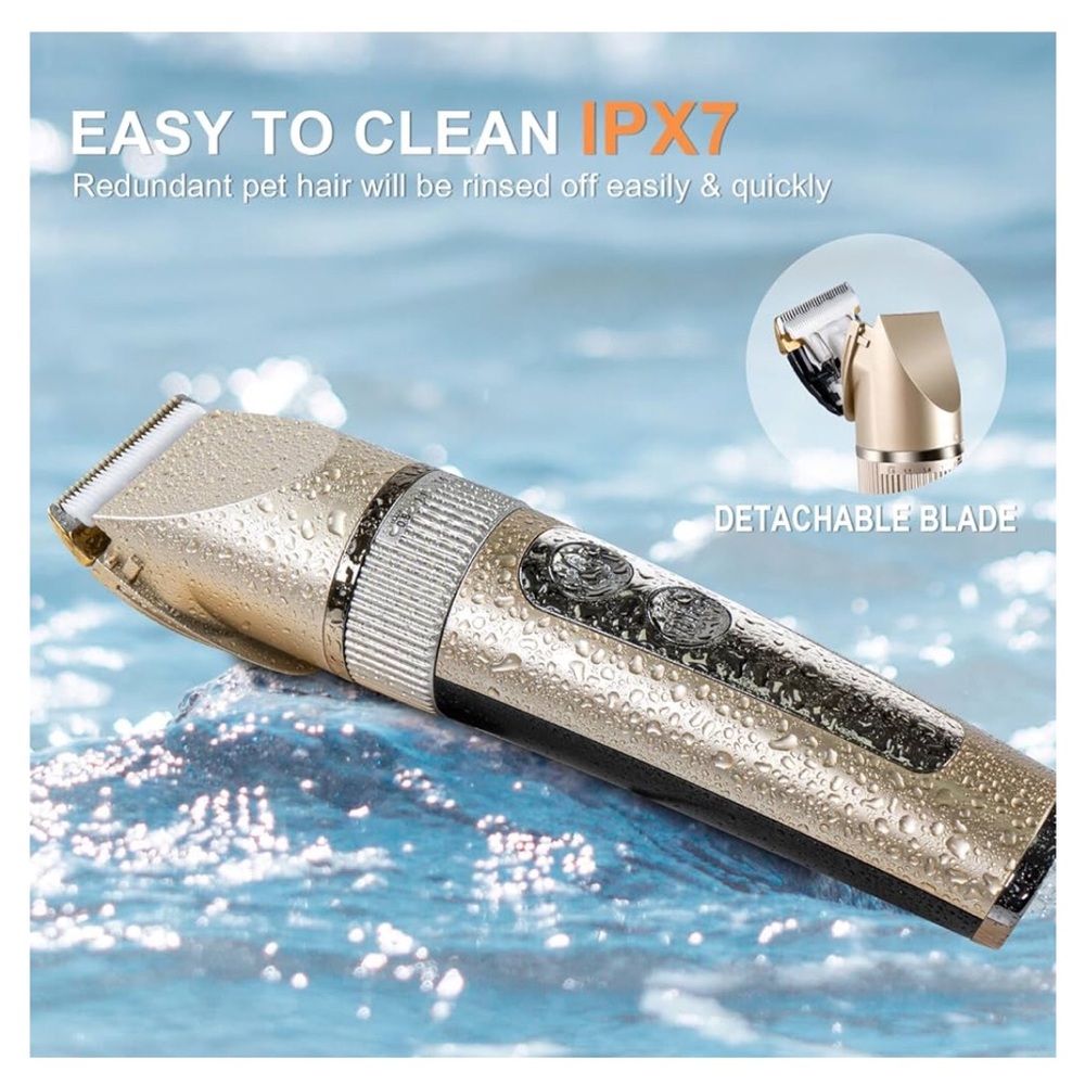 Cordless 3-Speed Turbo Pet Grooming Clipper Set